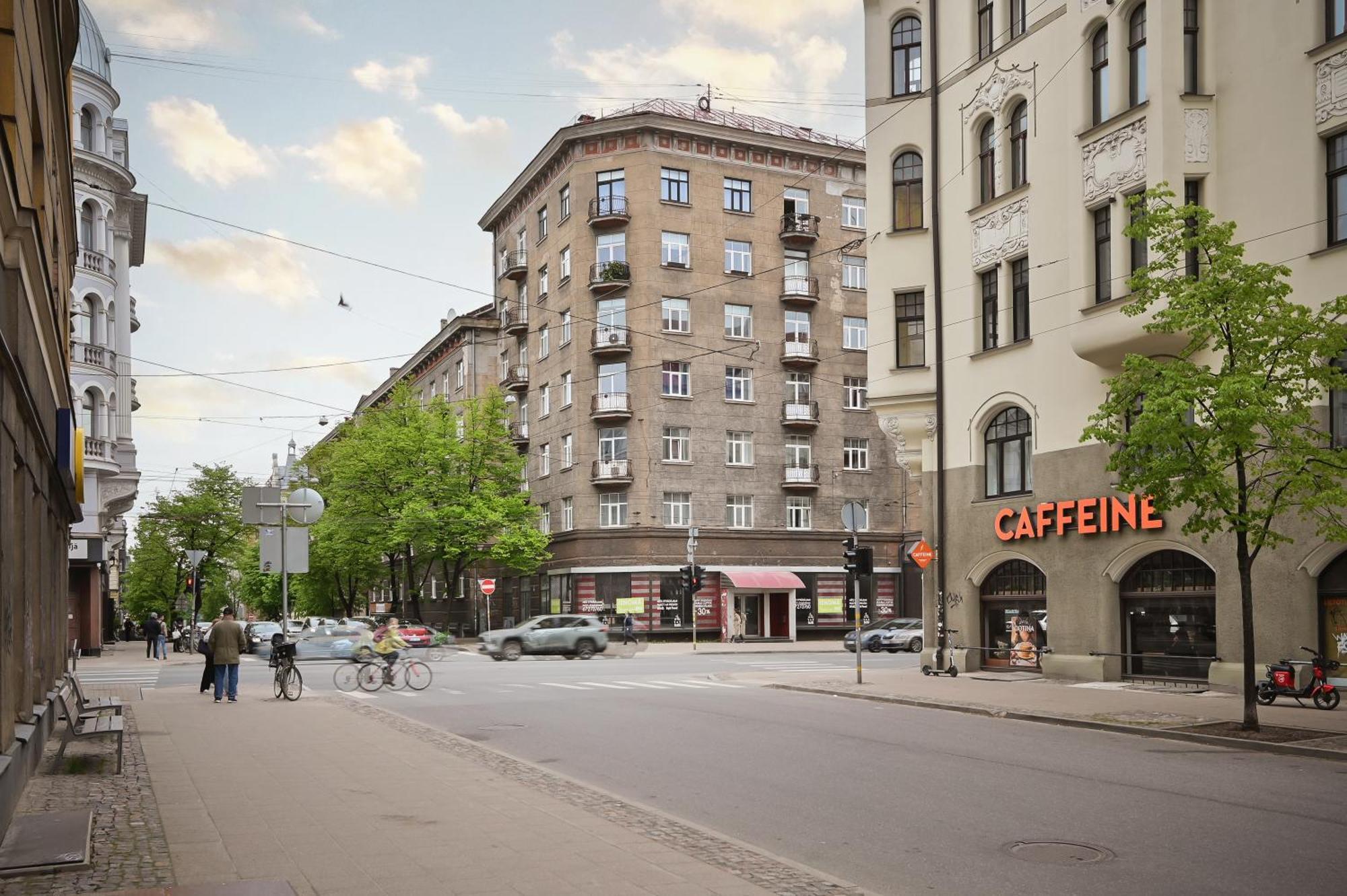 Modern 2-Bdrm Centre Apartment Riga Esterno foto