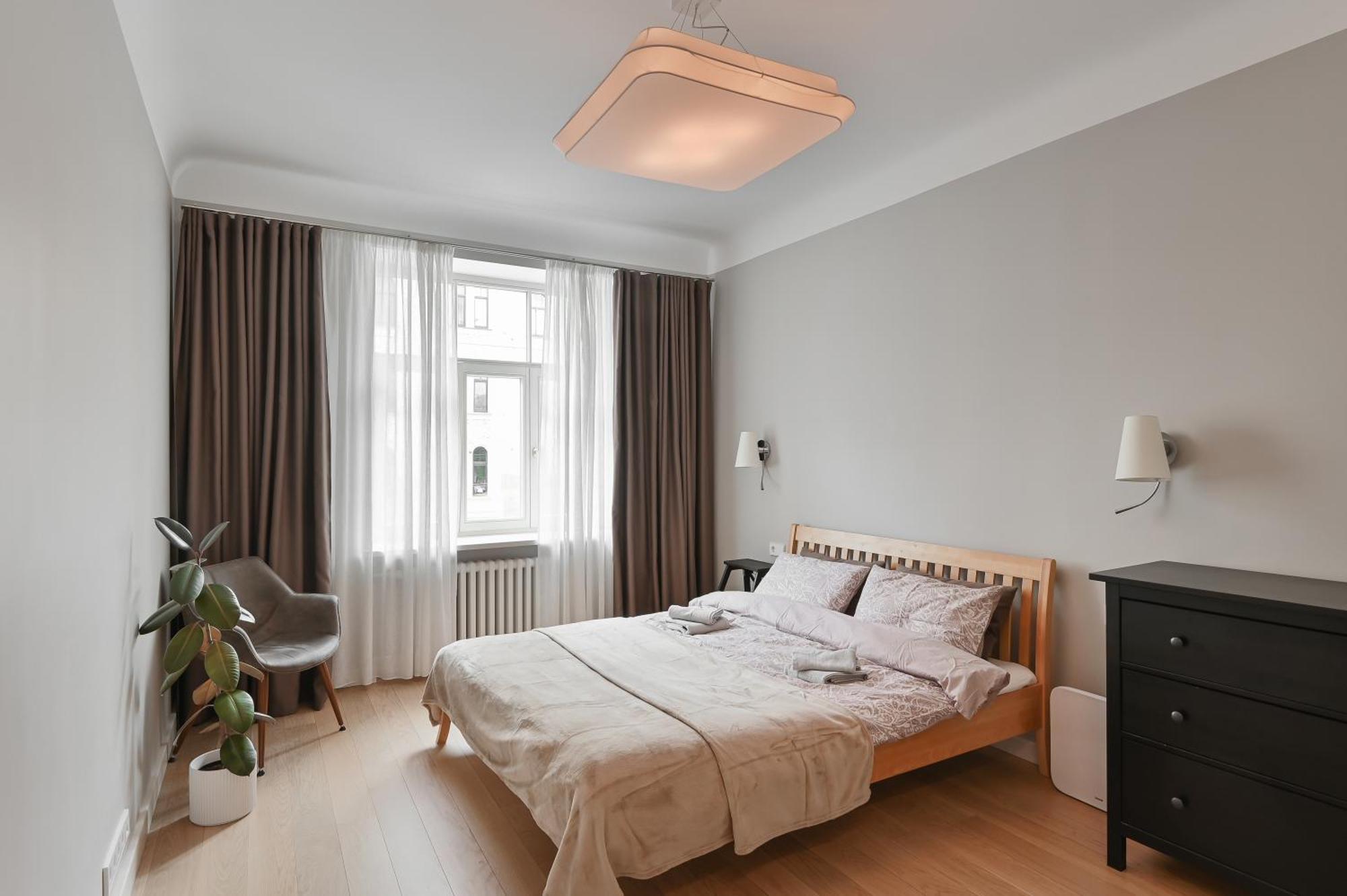 Modern 2-Bdrm Centre Apartment Riga Esterno foto